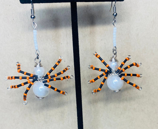 Bead Spider Earrings