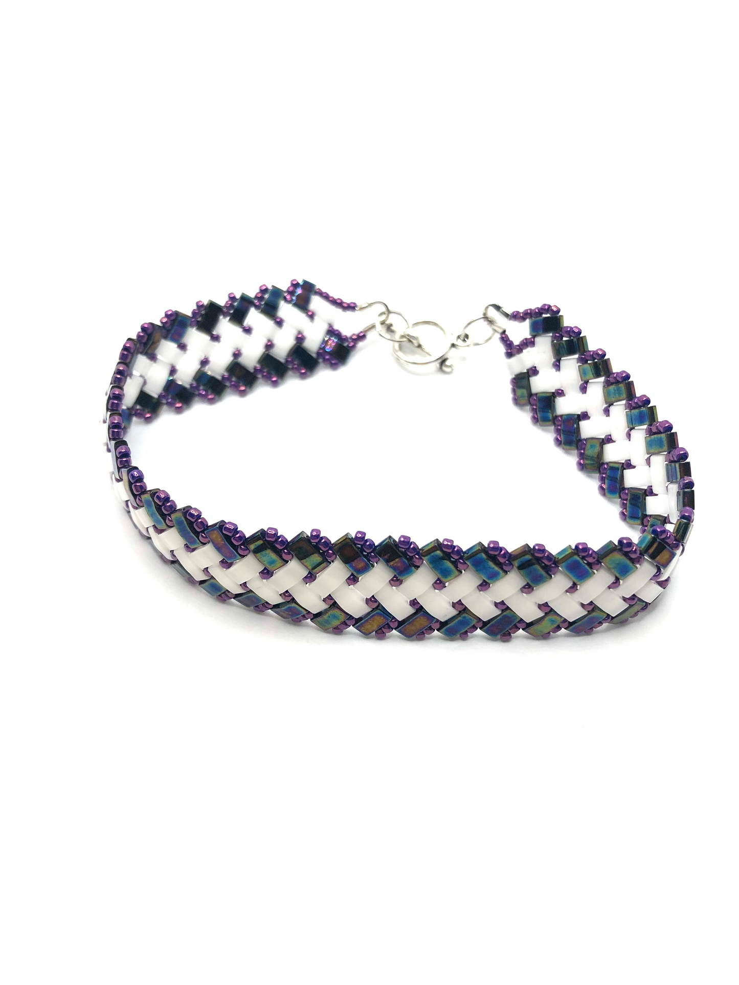 Purple Woven Bracelet